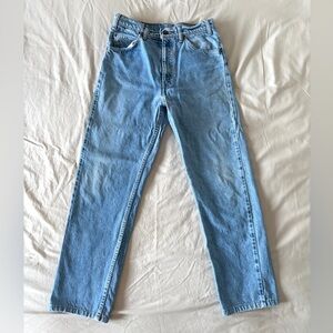Vintage Levi’s 505 Light Blue Stone Wash Straight-Leg Jeans